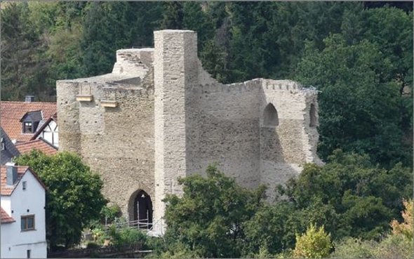 Burg Wallrabenstein nach Sanierung