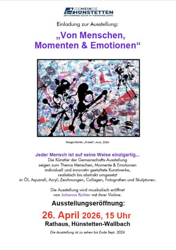 Plakat der Ausstellung Metamorphose