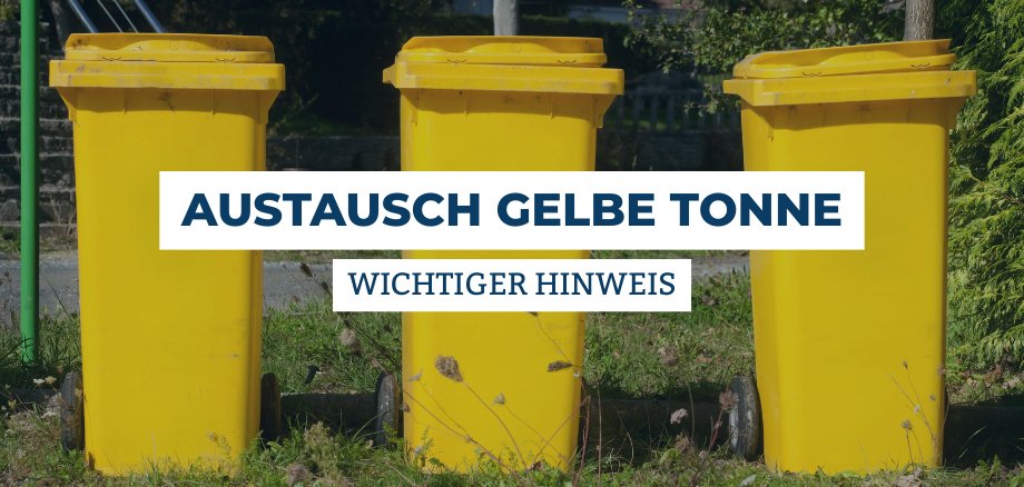 Website News - Gelbe Tonne