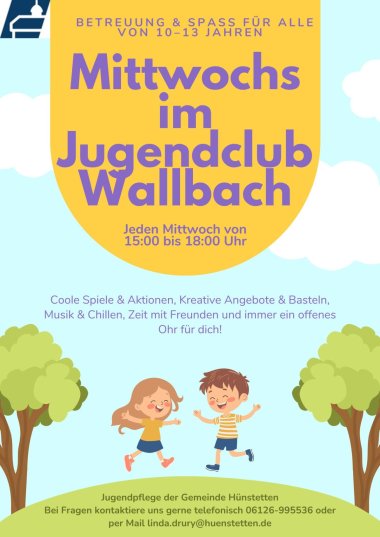 Flyer Angebot für Kinder von 10-13 Jahren