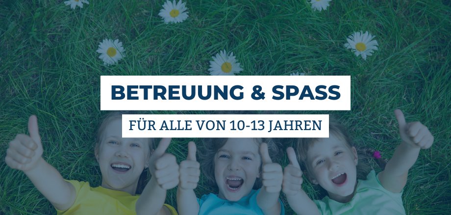 Grafik Betreuung und Spaß für Kinder