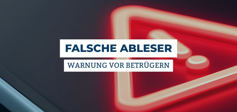 Warnung vor Betrügern - Infobild