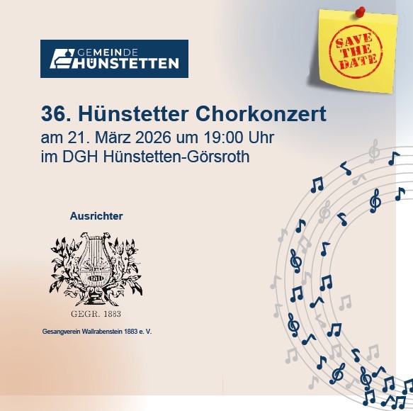 Website News - Hünstetter Chorkonzert